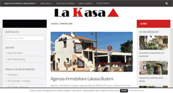 Desktop Screenshot of lakasa.it