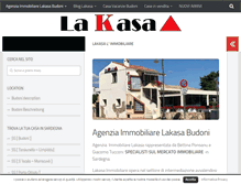 Tablet Screenshot of lakasa.it